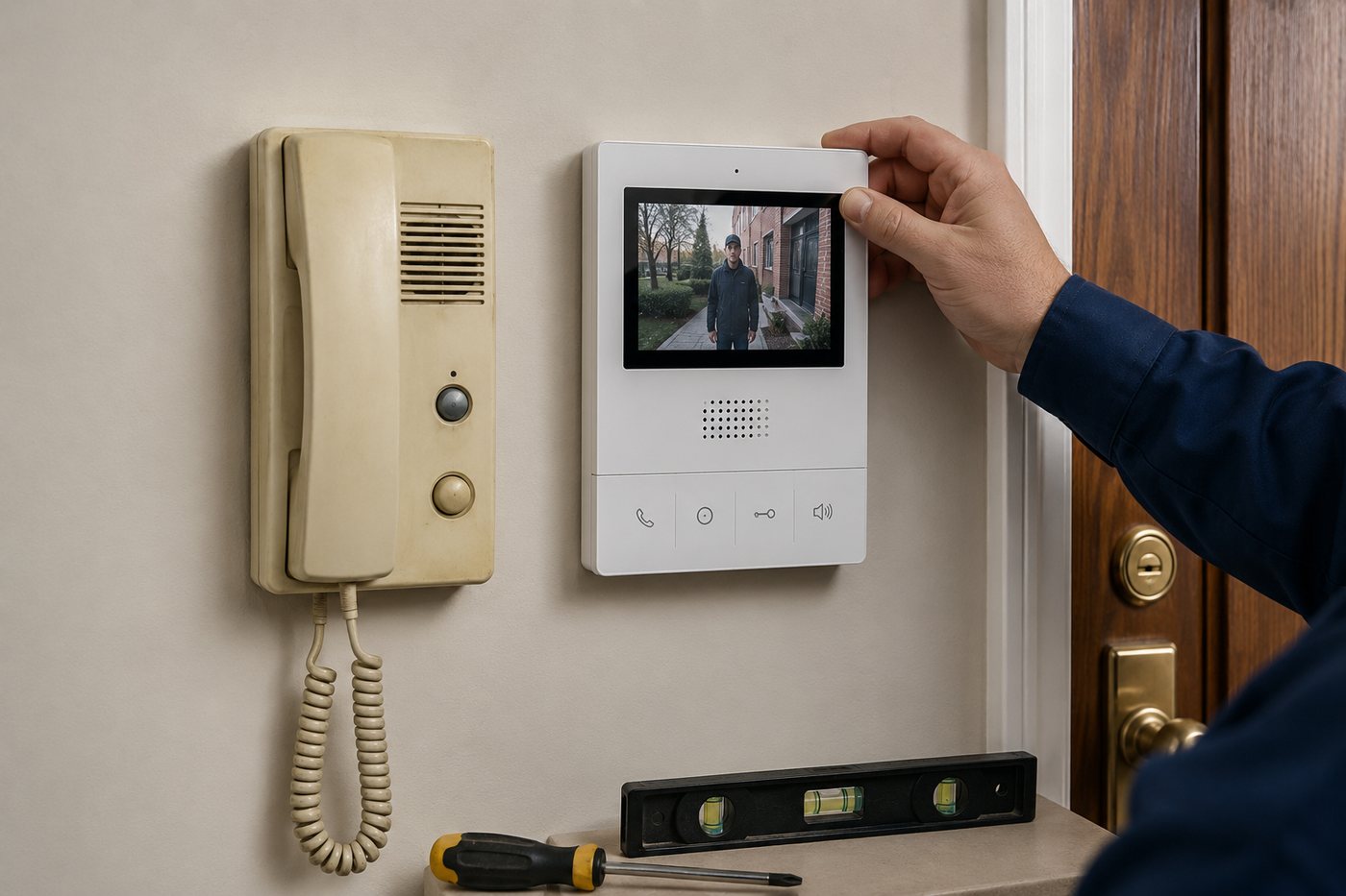 Video intercom upgrade Brooklyn