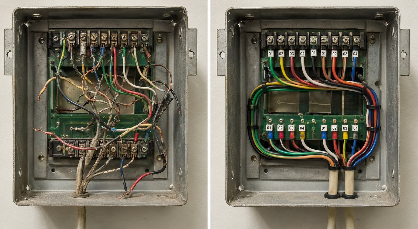Buzzer junction box repair Brooklyn