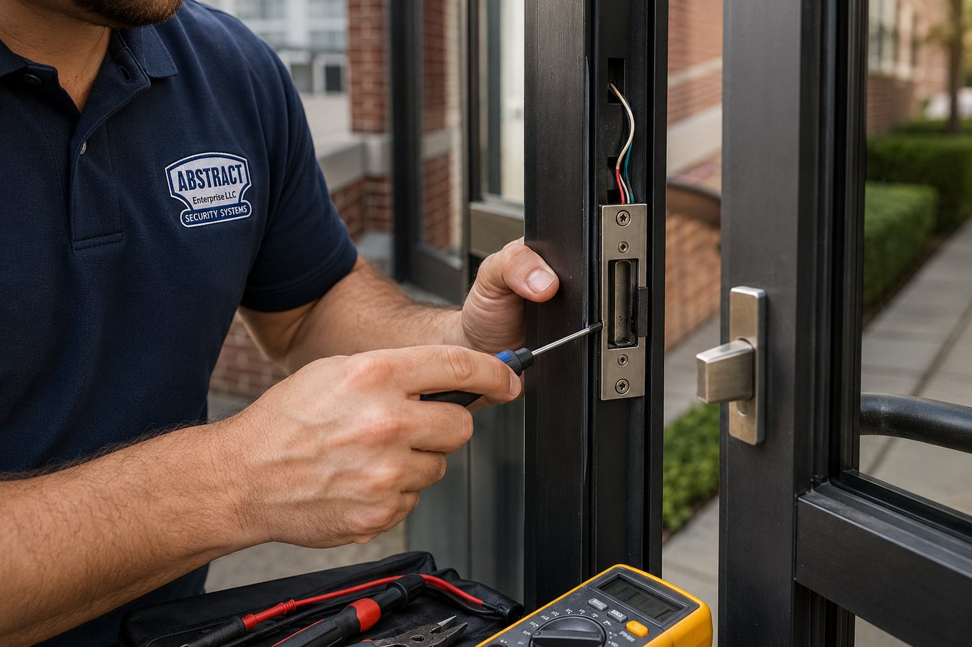 Electric strike door release repair Brooklyn