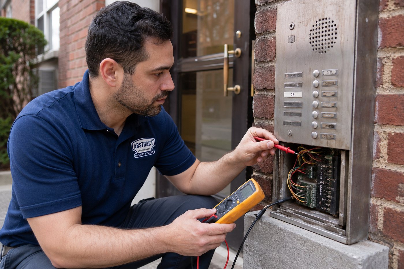 Lobby buzzer panel repair Brooklyn