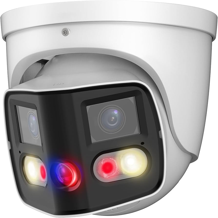 4K Dual-Lens Active Deterrent Security Camera