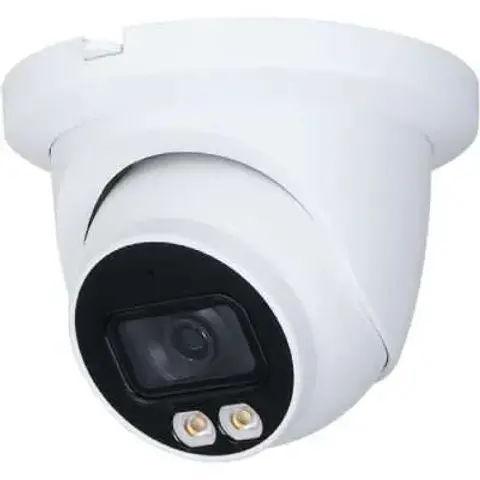 Dome Eyeball Security Camera with Warm Light LEDs